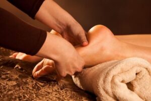 massage, Réflexologie des pieds